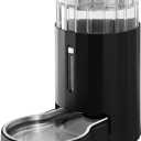 CZPET Dog Water Bowl Dispenser 7L, Wider Mouth & Upgraded Brush for Easy Cleaning Automatic Cat Gravity Refilling Waterer with Removable Stainless Steel Bowl, Large Drinking Area for Multi-Pet (Black)
