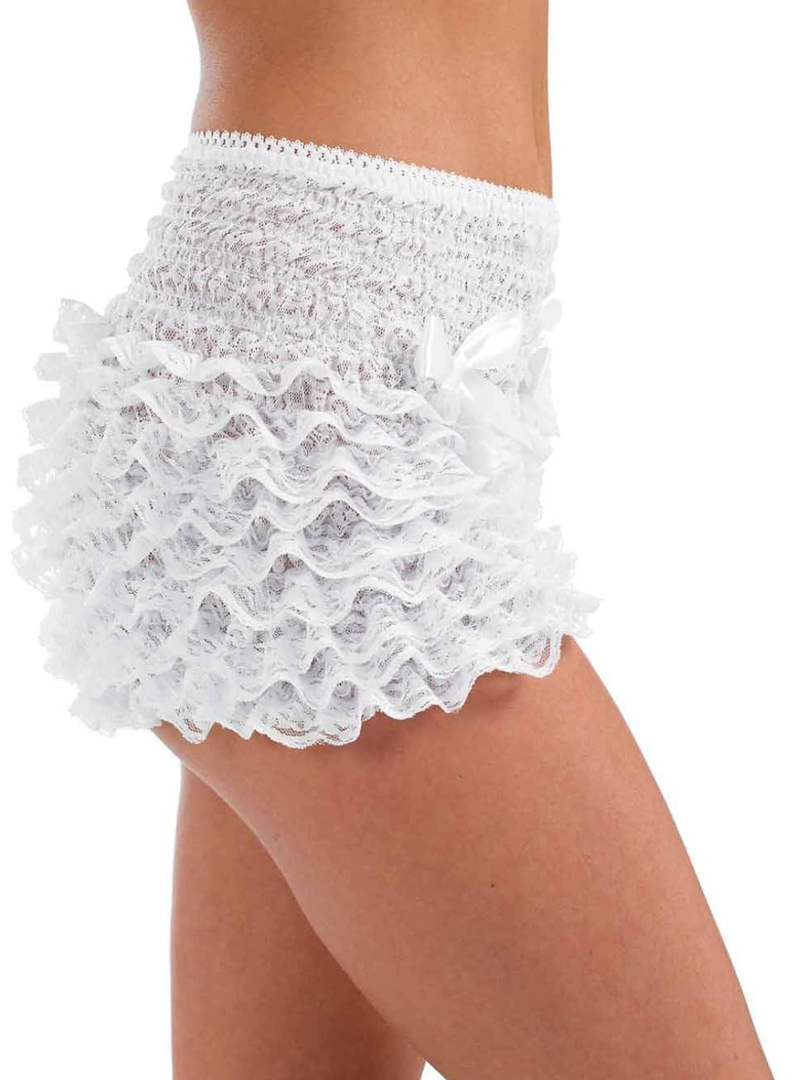 Fun Shack Women's Ruffle Pants Adult Costume, Burlesque Dancer Ruffle Pants, One Size