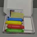 Teacher's Choice 4 Player Wireless Handheld Game Buzzer System - Displays First Buzz-in - Great for Jeopardy, Family Feud, Trivia and Buzzer Games - Console with 4 Joystick Buzzers, 4 Unique Sounds