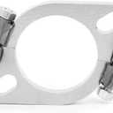 2 Packs 2.5 inch Split Flange Repair Kit, 2 Bolt 2.5"/63.5mm Exhaust Flange Flat Oval Split Flange Repair Replacement Kit