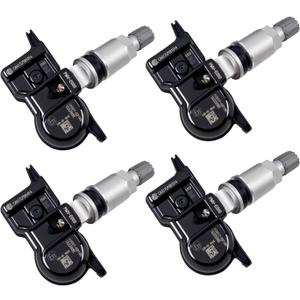 Pre-Programmed Tire Pressure Monitoring Sensor Compatible with Select Toyota Lexus Models 4runner Avalon Camry Corolla Mirai Sequoia Tundra Venza ES250 ES350 RX350 RX450h 315MHz 4 PCS