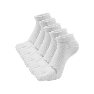 ZAKASA Toe Socks for Men Ankle: No Show Low Cut Toe Socks Individual Five Finger Cotton for Athletic Running 5 Pairs