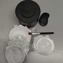 Nessus Reusable Pod Kit for Nespresso Pods Vertuo, Reuse Old Coffee Pods for Nespresso Vertuo: 100 Pcs Aluminum Foil Seal Lid, Holder, Brush, Refillable Vertuo Plus Next Capsule Machine(No Pods Come)
