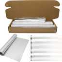 2 x 15" x 39" Rolls Exhaust Heat Shield Automotive,Embossed Aluminum Heat Shield Kit with 20PCS Stainless Steel Ties for Muffler Exhaust Wrap, Fire Wall,Heat Barrier,Wall Behind Grill