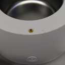 Ultrasonic Retainer Cleaner Machine 48kHz Denture and Aligner Cleaning Pod for Mouth Guards Night Guards Dental Trays Braces Toothbrushes Jewelry with 200ML Capacity (White)