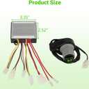 24V MX350 Controller Kit Replacement for Razor E200 E300 Electric Scooter MX350 (V33+) Dirt Rocket Bike, Control Module for E300 (V13+) E200 (V13+) E-Scooter with Throttle Part