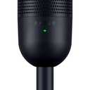 Razer Seiren V3 Mini USB Microphone: Condenser Mic - Supercardioid Pickup Pattern - Tap-to-Mute Sensor with LED Indicator - Shock Absorber - Ultra Compact - PC, Discord, OBS Studio, XSplit - Black