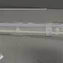 No Drill Cordless Vinyl Mini Blinds,White,30.5" W x 48" H
