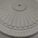 FRUITEAM 23-lbs Round Patio Umbrella Base Pre-Filled Umbrella Stand 15" Sun-Flower-Pattern Heavy Duty Market Umbrella Base Stand for Patio, Outdoor, Swimming Pool, White