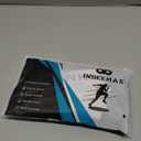 INDEEMAX Ankle Brace for Women & Men, Ankle Compression Sleeve Support Copper Infused Ankle Brace for Sprained Ankle, Plantar Fasciitis Sports, Achilles Tendonitis Pain Relief, Copper Black, S