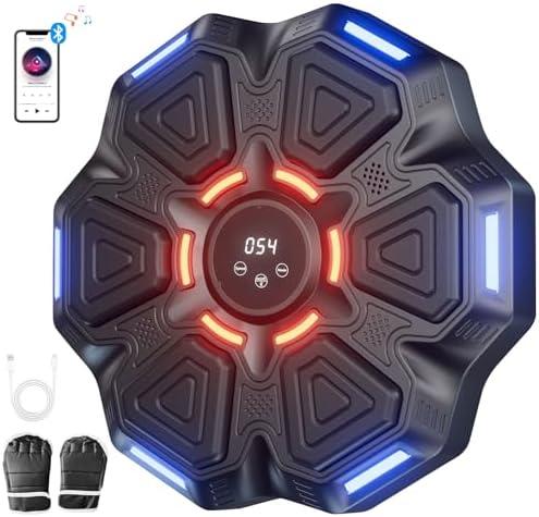 Xezacoi Music Boxing Machine, Music Punching Machine, Musical Boxing Machine with Gloves, Wall Punching Pad for Boxing Musicn, Music Boxing Machine for Adults, Kids, Women, Gift for Kid