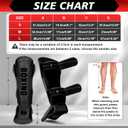 Kickboxing Shin Guards Muay Thai Shin Pads with 16 OZ Boxing Gloves, Adjustable Leg Guards with Instep Protection Shinguards with Workout Gloves Martial Arts Training Equipment for MMA Training