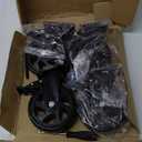 5 Inch Swivel Caster Wheels, Set of 4 Heavy Duty, Locking Industrial Casters with Brake, Black, Stainless Steel, Polyurethane, Double Safety Brakes and 360° Swivel for Maximum Flexibility