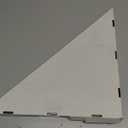 Bathroom Corner Shelves for Shower - Adhesive / Stick / Drill / No Drill - 16" Strong Black Floating Corner Shelf for Tiled Wall, Bathroom, Inside Shower Caddy, Shelf Wall Mount Triangular, Organizer