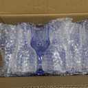 Plastic Wine GlassesPlastic Goblets Vintage Style Cordial Drinking Glasses for Wedding Reception, Grand Event Party Supplies (24, Blue)