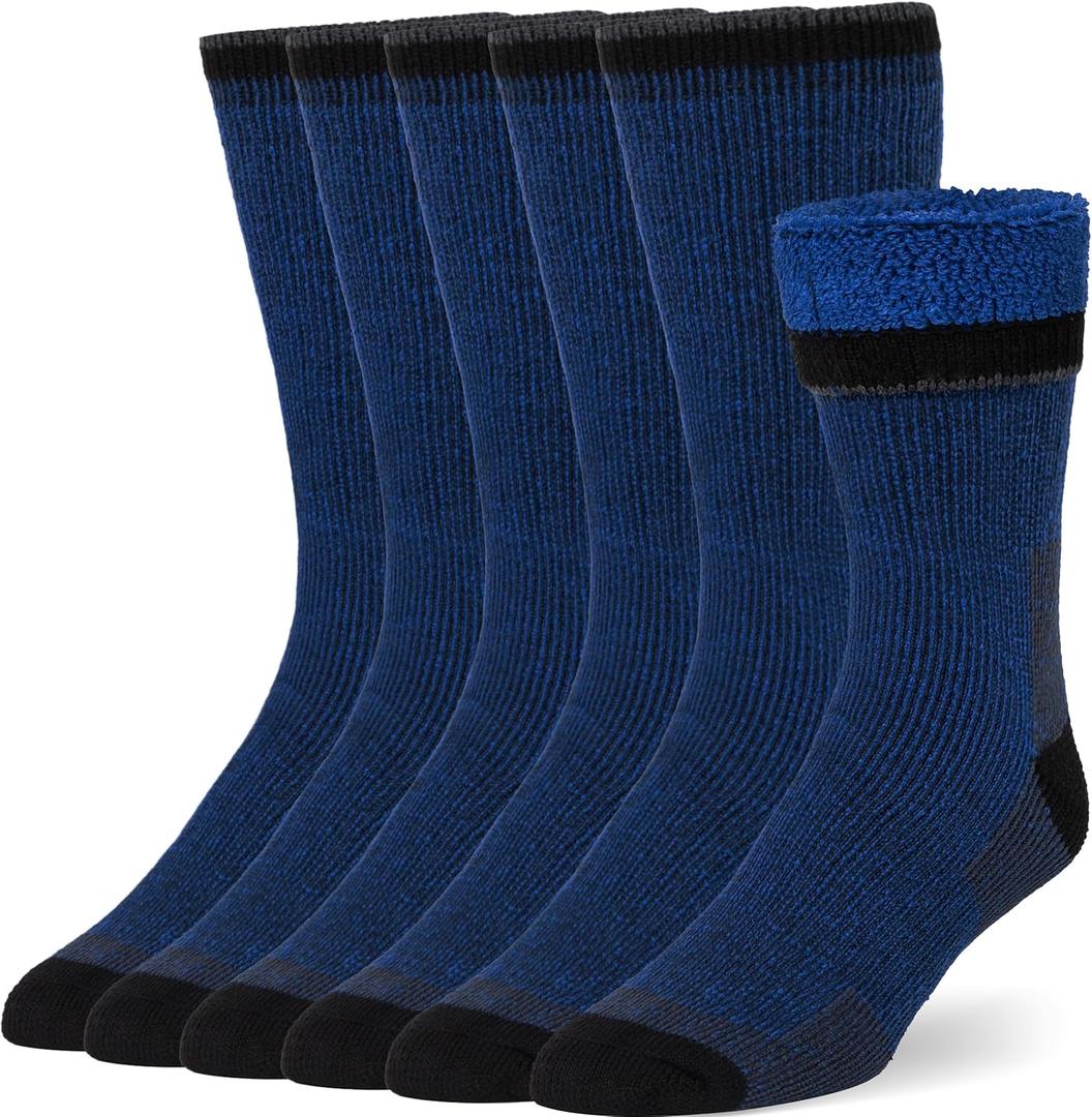 COZIA Merino Wool Socks for Men and Women Warm thermal Boot Hiking Socks 3 Pairs (Large-X-Large)