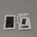 Wallet Tracker Card Android, IP68 Waterproof Rechargeable Smart Tracking Card for Wallet Compatible with Google Find Hub (Android Only) Bluetooth Item Locator for Luggage Tags, Passports, Purse