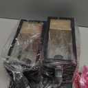 Kalium Porch Lights Outdoor Wall Light Fixture 2pcs, Matte Black, Wall Sconce 12.4 in, Toughened Frame, Clear Glass Shade, Waterproof Lanterns, for Patio, Exterior, Front, Door, Entryway