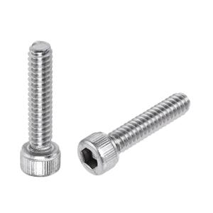 uxcell #10-24x7/8 Hex Socket Head Cap Screw Bolts 304 Stainless Steel Polished 50pcs