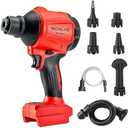Nichilas Air Duster Vacuum Cleaner 2 in 1, Cordless Leaf Blower Cleaning Gun Brushless Duster Compatible with Milwaukee M18 Battery (Battery Not Included) : Electronics