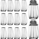 Funtery 12 Pcs Mosquito Head Mesh Face Fly Netting Hood Protecting Sun Fishing Hat with Net for Men Women(Gray)