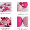 Soonlyn Bow Balloon Arch kit 13ft 12In Hot Pink Balloons with Bow Foil Balloon, Bow Ribbon 28pcs for Coquette Birthday Decorations Bow Party Decorations Baby Shower Bachelorette