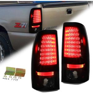 Tail Lights Assembly Fit for 1999-2002 Chevy Silverado 1500 Brake Stop light 2001-2003 GMC Sierra 1500/1500 HD/ 2500/2500 HD
