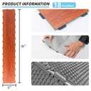 Art3d Interlocking Luxury Vinyl Flooring Tile, Wood Floor Plank for Kitchen Bathroom - Waterproof, Anti-Slip, Wear-Resistant, Reusable - 36 x 6 Inch, 18-Pack Cover 27 Sq. Ft