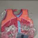 Speedo Kids' Begin to Swim Flotation Classic Life Vest UPF 50 (Large, Flu Orange Otter Ellie)