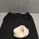 Inno Men's Sherpa Fleece Lined Jogger Pants Warm Sweatpants Thermal Winter Athletic Lounge Short Tall, Black, XL, 36" Inseam