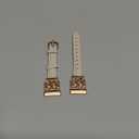 TOYOUTHS Leather Band Compatible with Apple Watch Bands Women 38/40/41/42/44/45/46/49mm Dressy Slim Leather Strap with Designer Heart Knot Buckle for iWatch Series 10/9/Ultra/SE/8/7/6/5/SE/4/3/2/1