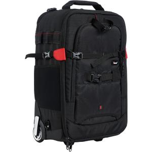T&YFOTOP Trolley case camera bag Camera Backpack Waterproof Camera Bag Anti Theft Nylon Camera Case Fits for 15Laptop Travel Day-pack for Unisex Photograph bag Can be pulled back (X-Large, Black)