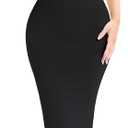 Strapless Shapewear Slip for Under Dresses Full Slip Dress for Women Tummy Control Seamless Body Shaperwear dress (Medium, Black)