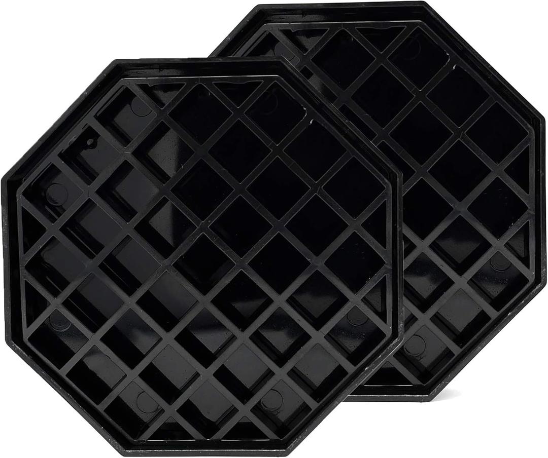 Winco DT-45 4 Count Drip Trays, 4.5 by 4.5-Inch