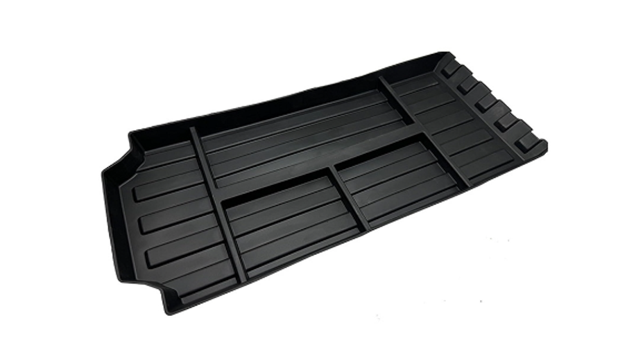 mucar Floor Center Console Organizer for Tesla Cybertruck, Compatible with Cybertruck Accessories, Floor Console Storage Tray Box ABS Material with Cybertruck Interior Accessories