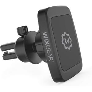 WixGear Magnetic Phone Car Mount, Universal Bite-Lock Air Vent Magnetic Phone Car Mount Holder, for Cell Phones with Swift-snap Technology