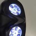 Christmas Snowflake Projector HD Lights Outdoor, Dual-Head Snowfall Led Lights with Remote, IP65 Waterproof, for Halloween Xmas New Year Holiday Party Decoration