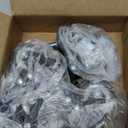 HOLKIE Stem Caster Wheels 2 inch Total Locking Casters Set of 4, Threaded Stem 3/8" -16 x 1 (Diameter 3/8", Length 1") Swivel Heavy Duty Castors Black (Black-With Brake-4 pack)