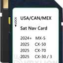 Upgraded Navigation SD Card, GPS SD Map Card Compatible with 2025 CX-50/3 / CX-30 / CX-70, 2024+ MX-5, USA/CAN/MEX Maps