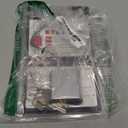 Cable Padlock with 3 Keys | L 1.15ft(0.35m),D 1/6in(4mm) Adjustable Steel Cable Lock | Aluminum Locks for Bikes, Gate, Lockers & Outdoor Gear | Weatherproof & Silver