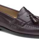 Johnston & Murphy Men's Hayes Tassel Loafer Dress Casual Shoe, 10.5, Burgundy Polished Full Grain