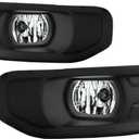 Spyder 5086990 Dodge Ram 2019-2020 1500 Only (Donâ€˜t Fit 2500/3500) OEM Style Halogen Fog Lights W/Universal Switch- Clear