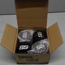 10L0L Golf Cart ITP SS Wheel Center Hub Cap 8,10,12 Inch Push in Style,SS Center Caps for Yamaha and Most EZGO Club Car Golf Cart Wheel, Black Set of 4