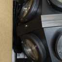 Moving Head DJ Light Party RGBW LED Beam Lights DMX 512 Strobe Light with Sound Activated 360Rotation Stage Lighting Equipment for Events DJ KTV Disco Wedding Concert Festival