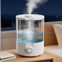 Desktop Humidifier Oil Diffuser Household Mute Top Fill Humidifier with Adjustable 360° Rotation Nozzle Auto Shut-Off 4.5L Transparent Water Tank Floor Humidifiers