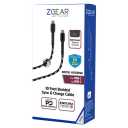 Zgear USB-C/C Fast Charge Braided Cable with EnduraTech (10 ft)
