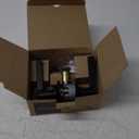 Schlage F40 LAT 622 COH Latitude Door Lever with Cohen Trim, Bed & Bath Privacy Lock, Matte Black