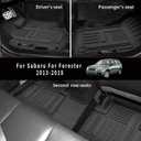 Custom for 2013-2018 Subaru Forester Floor Mats and Cargo Mats Trunk Liner All Weather TPE Rubber Accessories (for 2013-2018 Subaru Forester)