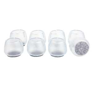 Core Kitchen Wholesale 8pc Large Round Chair Leg Protector - Grey