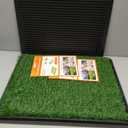 LOOBANI Dog Grass Pad with Tray - Dog Litter Box - Indoor Potty for Apartment and Patio Training - with 2 Packs Grass Pee Pads for Replacement, 2025 Inch